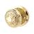 Marcus Polished Brass Aydon Mortice Door Knob - 69mm Rose Diameter