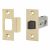 2648 Tubular Mortice Latch - 64mm Case - 44mm Backset - Square - Polished Brass