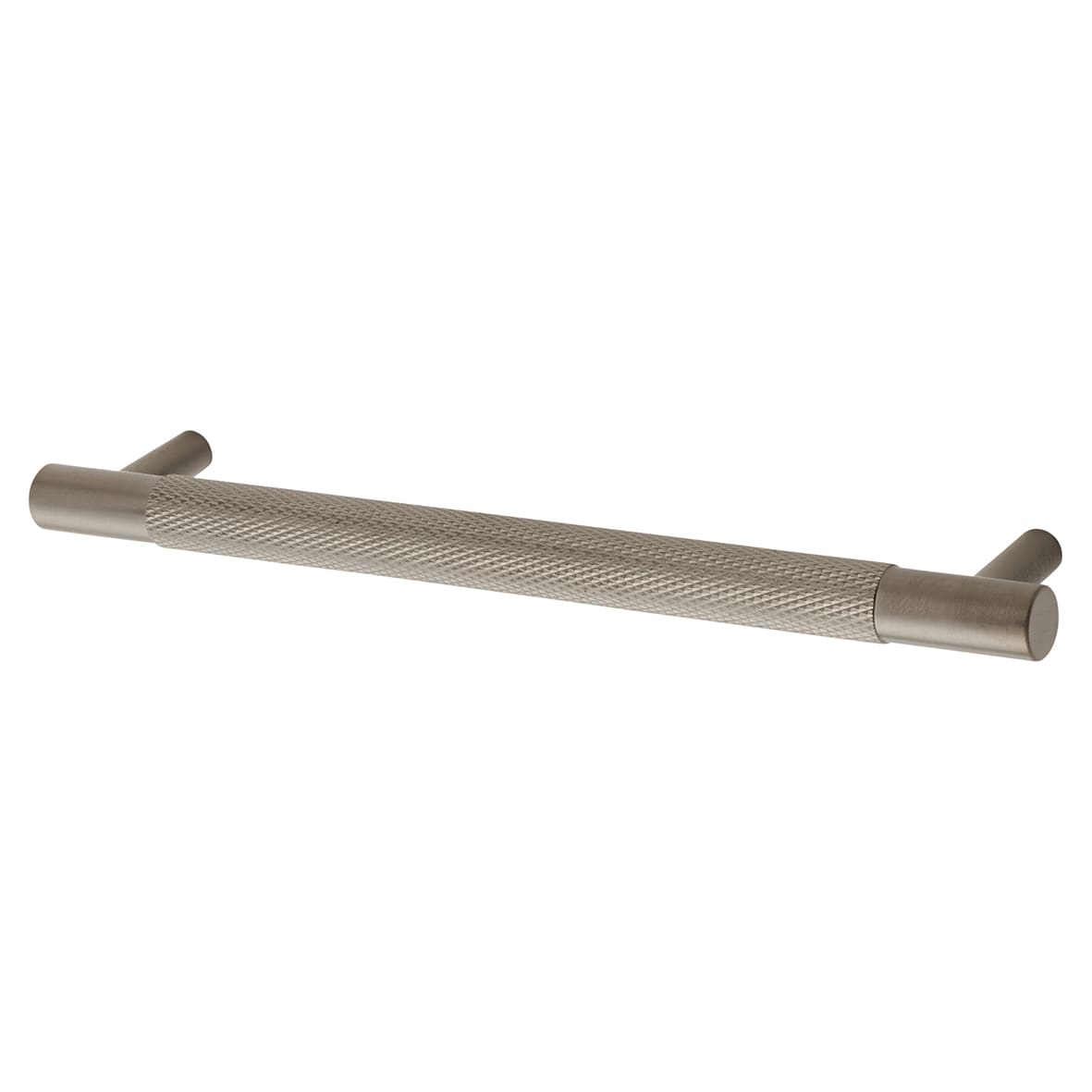 Brunel 13mm Knurled T-Bar Cabinet Pull Handle - 160mm Centres - PVD Dark Bronze