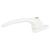 uPVC Offset Espagnolette Locking Multipoint Window Handle - Left Hand - White