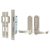 Push Button Code Lock and Euro Lock with Key Override - Stainless Steel