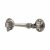 Heavy Duty Cabin Hook & Eye - 75mm Length - Satin Nickel