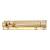 Polished Brass Straight Barrel Bolt - 100 x 25mm