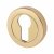 Escutcheon - 48mm Diameter - Euro - Polished Brass