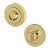 Bathroom Turn & Release - 50mm Diameter - Polished Brass