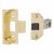 2650 Rebated Tubular Latch - 80mm Case - 57mm Backset - Polished Brass