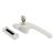 Guru Breakseal Locking Casement Window Fastener - Right Hand - White