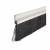 Brush Strip H3 - 3000mm Length -  Brush Size 34mm -Inward/Outward Opening Doors - Aluminium