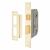 2295 2 Lever Sashlock - Keyed Alike Number M40H - 63mm Case - 44.5mm Backset - Polished Brass