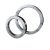 Single Glazed Round Vision Panel - 288mm Diameter - Polished Stainless Steel