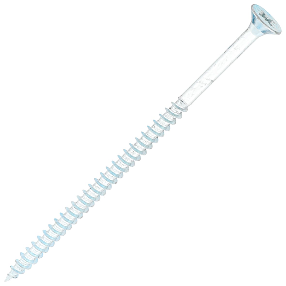 General Purpose Pozi Countersunk Chipboard Wood Screws - 5.0 x 100mm - Zinc Plated - Pk of 100