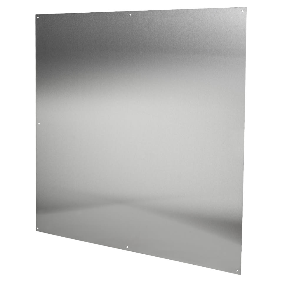 Screw Fix 430 Stainless Steel Kitchen Splashback - 900 x 600mm - Satin