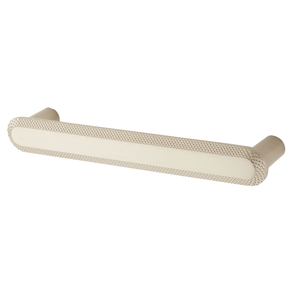 Morley 19mm Bobbled D-Bar Cabinet Pull Handle - 128mm Centres - Satin Nickel