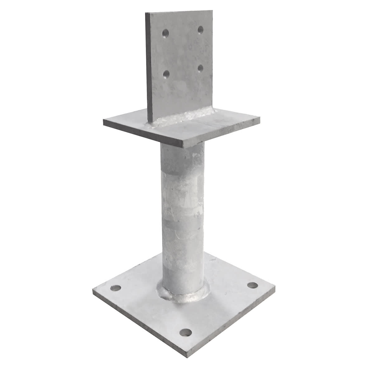 Heavy Duty Elevated Post Base for 120-200mm Posts - 216mm Height