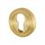 Escutcheon - 50mm Diameter - Euro - Satin Brass