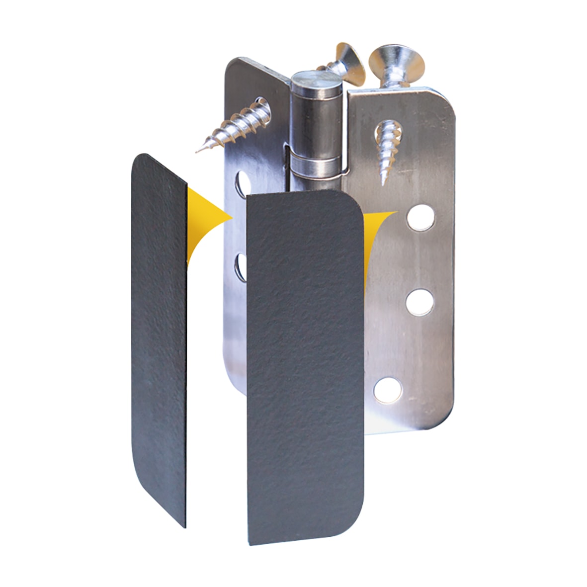 Exifire Intumescent Hinge Pads for & - Radius - 100mm x 31mm - Pack of 6