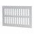 Plain Slotted Vent - 229 x 152mm - 8170mm² Free Air Flow - Satin Stainless Steel