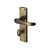 Marcus Antique Brass Bathroom Door Handles - Windsor Range - 154 x 40mm