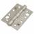 Security Ball Bearing Butt Door Hinge - 102 x 76 x 3mm - Satin Stainless Steel - Pair