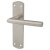 Satin Stainless Steel Mitred Latch Door Handles - 172 x 44mm