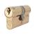 5 Pin 60mm Euro Double Cylinder - 30 + 30mm - Polished Brass - Keyed Alike
