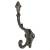 Single Hat & Coat Hook - 180mm Height - Lacquered Iron