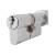 10 Pin 70mm Euro Thumbturn Cylinder - 35mm Turn + 35mm - Satin Chrome - Master Keyed