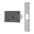 Fire Brigade FB1 Rim Deadlock - 110mm Case - 45mm Backset - Left Hand - Silver