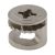 Rimless Cam Connector - 15mm Min Panel Thickness - Nickel Plated - Pack of 50