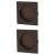 Marcus Square Flush Pull Handles - Matt Bronze
