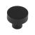Thaxted Lines Round Cabinet Knob - 30mm Diameter - Black