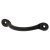 Bean Bow Cabinet Pull Handle - 88mm Centres - Black Iron
