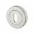 Escutcheon - 52mm Diameter - Keyhole - Polished Chrome
