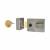89 Double Locking Nightlatch - 60mm Backset - Grey Case/Polished Brass Cylinder