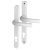 1710RH/3633N White uPVC Multipoint Door Handles - Long Plate - 92mm c/c - Tokyo Range