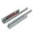 Base Mount Push to Open Drawer Runner - Single Extension - 500mm Length - 25kg - Zinc
