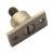 Screw Out Bartholomew Sash Window Stop - 44 x 19mm - Antique Brass