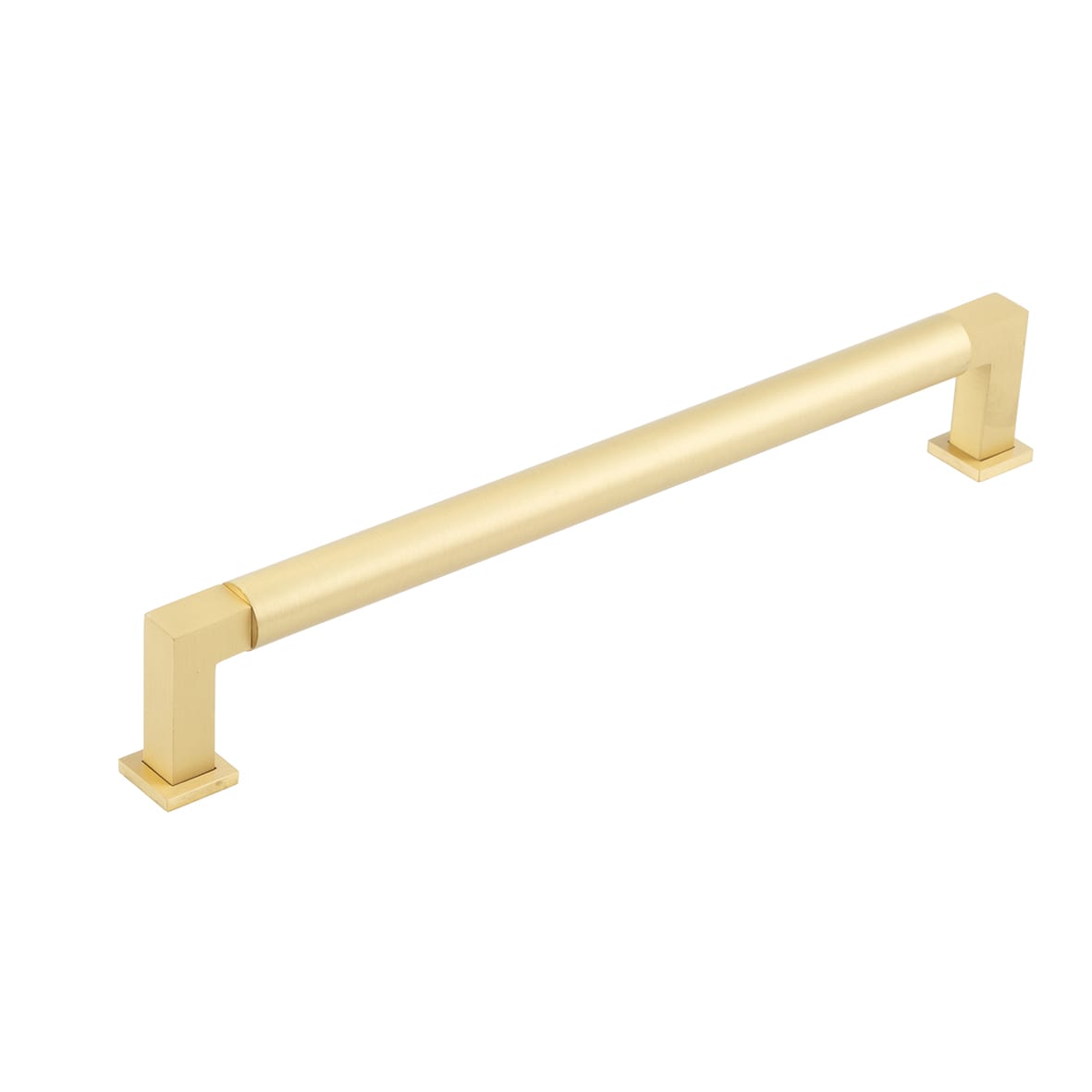 Westminster 17.5mm D-Bar Cabinet Pull Handle - 224mm c/c - Satin Brass
