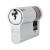 5 Pin 40mm Euro Single Cylinder - 30 + 10mm - Polished Chrome - Keyed Alike