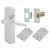 Polished Chrome Latch Door Handles Pack - Rome Range