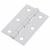 Steel Butt Door Hinge - 75 x 50mm - White - Pair