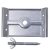 Table Corner Plate Set Including Bolt - 117 x 75mm - Zinc Plated