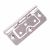 Hurlinge Cabinet Hinge - 75 x 51 x 1.5mm - Polished Chrome - Pair