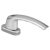 uPVC/Timber Tilt & Turn Espagnolette Locking Multipoint Window Handle - Dual - Anodised Silver