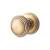 Florentine Bronze Rimmed Mortice Door Knob - 70mm Rose Diameter - Delamain Range