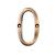 Marcus 76mm Screw Fix Door Numeral - 0 - Antique Brass
