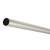 25mm Round Steel Hanging Rail Tube - 2438mm Length - Brushed Nickel