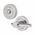 T-Bar Bathroom Turn & Release with Indicator - 50 x 75 x 40mm - Polished Chrome