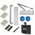 Heavy Duty Pull Door Handle Fire Door Kit & Dorgard Holder - Power Size 2-5 - Push/Pull -Aluminium