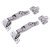 Clip-On Cabinet Hinge - 165° - Soft Close - Overlay - Chrome Plated